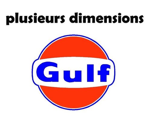 Gulf stickers autocollant - stickers,