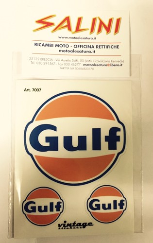Autocollant vintage gulf - autocollant,