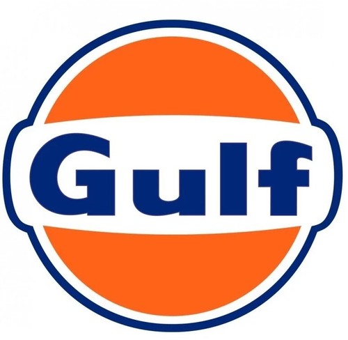 Autocollant gulf x - x, cm