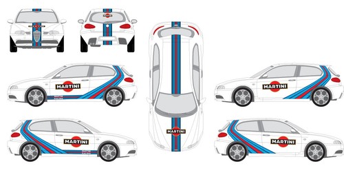 Kit alfa stickers - alfa,